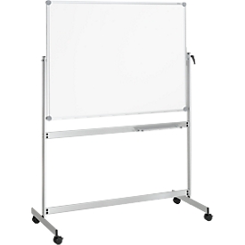 Whiteboard pivotant Revolve MAUL, mobile, revêtement, 1000 x 1500 mm