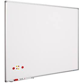Whiteboard SMIT VISUAL Softline, lackiert, Breite 600 mm, Höhe 450 mm