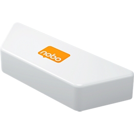 Whiteboard spons nobo, magnetisch, wit