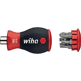 Wiha Bit-Set Stubby, Sternprofil,  Aufbew. Kunststoffbeutel, 7-teilig, inkl. Magazinbithalter