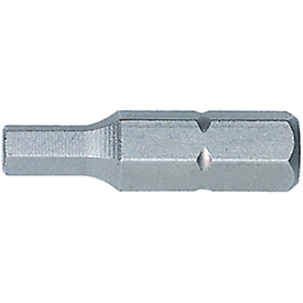 WIHA hexagon bit, SW 6 mm, drive 1/4 inch, C 6.3, L 25 mm