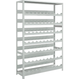 Wijnflessenrek, schroefsysteem, 7 inzetstukken