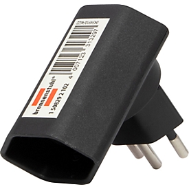 Winkeladapter brennenstuhl® cleverLINE, um 300° drehbar, IP20, L 60 x B 65 x T 42 mm, Kunststoff, schwarz
