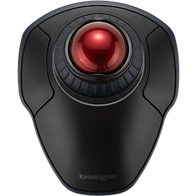 Wireless Trackball Kensington Orbit, mit Scroll-Ring, für Links- und Rechtshänder, 2.4 GHz & Bluetooth, B 140 x T 155 x H 82 mm, schwarz