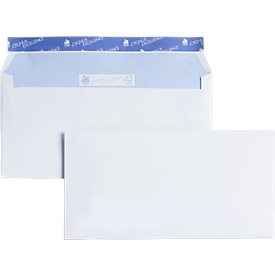 Witte enveloppen, C6, zelfklevend; zonder venster, 500 stuks