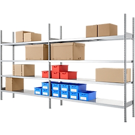 WR 3000 heavy-duty shelving, base unit, inside body width 1994 mm, depth 400 mm