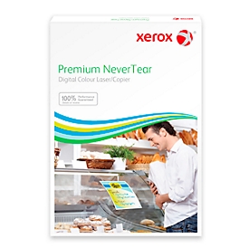 Xerox Premium NeverTear Quick Menu Tent Card, A4, 145 µm, blanc, pli simple, 100 feuilles
