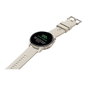 Xiaomi Mi Watch - Beige - intelligente Uhr mit Riemen - TPU - beige - Handgelenkgröße: 130-220 mm