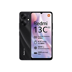 Xiaomi Redmi 13C 5G - 5G Smartphone - Dual-SIM - RAM 4 GB / Interner Speicher 128 GB - microSD slot - LCD-Anzeige