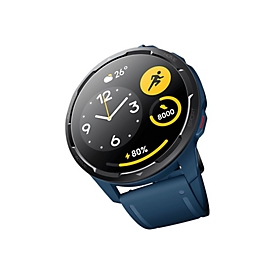 Xiaomi Watch S1 Active - Blau - intelligente Uhr mit Riemen - Silikon - Blau - Handgelenkgröße: 160-220 mm