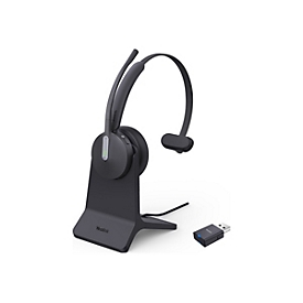 Yealink - Headset - On-Ear - DECT / Bluetooth - kabellos - USB-A über DECT-Adapter, USB-C