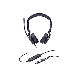 Yealink Headset UH44 Dual UC USB-C/A - Headset - 20 KHz