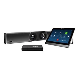 Yealink MeetingBar A30 - All-in-One Videokonferenz-Leiste (Videoleiste, Touchkonsole, kabelloses Sharing-Pod) - Zertifiziert für Microsoft Teams, Certified for Zoom Rooms