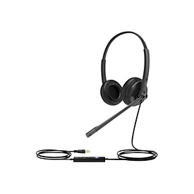 Yealink UH34 Dual - Headset - On-Ear - kabelgebunden - USB - Schwarz