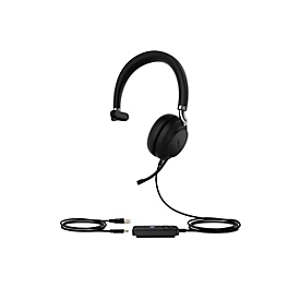 Yealink UH38 Mono - Headset - On-Ear - Bluetooth - kabellos, kabelgebunden - USB-A