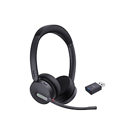 Yealink WH64 Hybrid Dual - Headset - On-Ear - DECT / Bluetooth - kabellos - USB-A über DECT-Adapter, USB-C