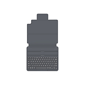 ZAGG Pro Keys - Tastatur und Foliohülle - hintergrundbeleuchtet - Bluetooth - Schweiz - Schwarz/Grau Tastatur, Schwarz/Grau Gehäuse