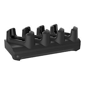 Zebra 4-Slot Charge Only Non-Locking Cradle - Handgerät-Ladeständer und Netzteil - Ausgangsanschlüsse: 4 - 48.3 cm (19")