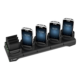 Zebra 5Slot Charge Only Cradle w/Spare Battery Charger - zonder voeding - handheld oplaadstation + batterijoplader