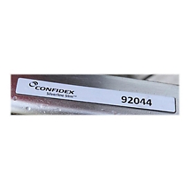 Zebra Confidex Silverline Slim M4QT ETSI - Permanenter Acrylklebstoff - 800 Mikron -, EPC Class 1 Gen 2, 865-869 MHz, 736-Bit - weiß - 110 x13 mm 1000 Etikett(en) (1 Rolle(n) x 1000) RFID-Etiketten