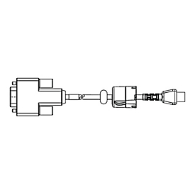 Zebra Kabel seriell - DB-9 (W) - für QLn 220