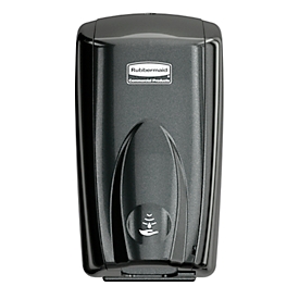 Zeep- en ontsmettingsdispenser Rubbermaid AutoFoam, sensorgestuurd, 500 ml, L 140 x B 133 x H 253 mm, kunststof, zwart
