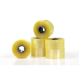 ZeroTape® 400 verpakkingstape, XHT90® kleefstof, 150 strekkende meter, breedte 48 mm, totale dikte 43 µ, transparant