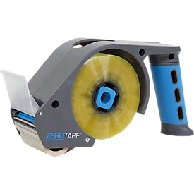 ZeroTape® handafroller, voor rollen B 48 mm x L 160 m, rolt soepel af, blauw