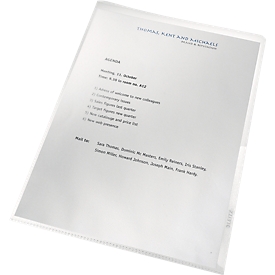 Zichthoezen re:cycle LEITZ®,A4-formaat,130 micron, gerecyclede PP-folie, 100 stuks
