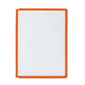 Zichtpanelen A4, 5 stuks, oranje