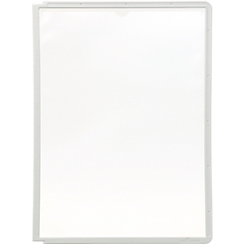 Zichtpanelen Sherpa - A4 formaat - lichtgrijs - 5 stuks