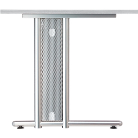 Zijpanelen JENA, tussenliggend, aluminium zilver