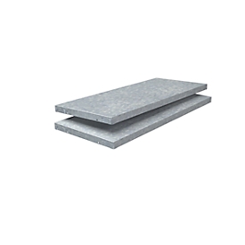 Zusätzliche Böden, für Steckregale, B 800 x T 350 mm, verzinkt