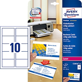 Zweckform Visitenkarten C32016-25