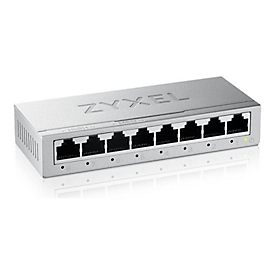 Zyxel GS-100 series GS-108B - Version 5 - Switch - unmanaged - 8 x 10/100/1000 - Desktop, wandmontierbar