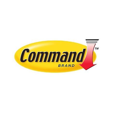 Logo Command jaune avec texte et flèche rouge.