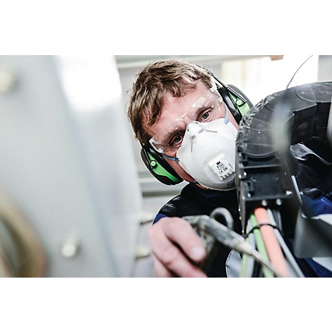 3M Gehörschutz X1A, SNR 27 dB, EN 352-1, Kopfbügel elektrisch isoliert, schmaler Kapselaufbau, schwarz/grün