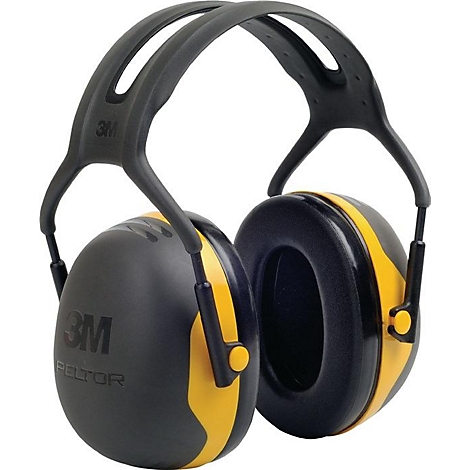 3M Gehörschutz X2A, EN 352-1, SNR 31 dB, Kopfbügel dielektrisch, schwarz/gelb, PSA Kat. III