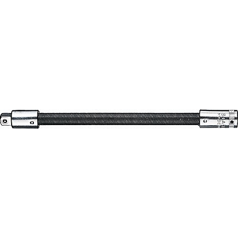 Een flexibele verlenging voor een ratel. Het bestaat uit een flexibel, gegolfd middengedeelte en twee metalen uiteinden.