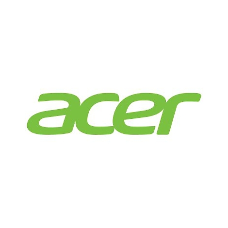 Grüner Acer-Schriftzug in kursiver Schrift auf weißem Hintergrund.