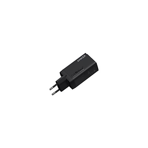 Schwarzes Anker LadegerÃ¤t mit Stecker.