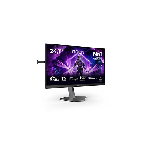 Agon Pro Gaming-Monitor mit 24,1 Zoll Display vor neutralem Hintergrund.