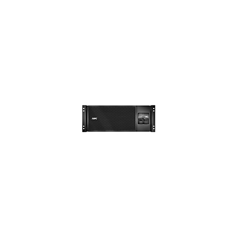 Schwarzes USV-Gerät mit LCD-Bildschirm und APC-Logo.