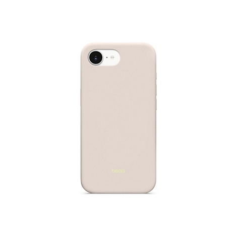 Hellrosa Handyhülle mit Kamera und 'beats' Schriftzug.