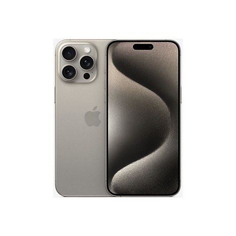 Apple iPhone 15 Pro Max - 5G Smartphone - Dual-SIM / Interner Speicher 256 GB - OLED-Display - 6.7' - 2796 x 1290 pixels (120 Hz)