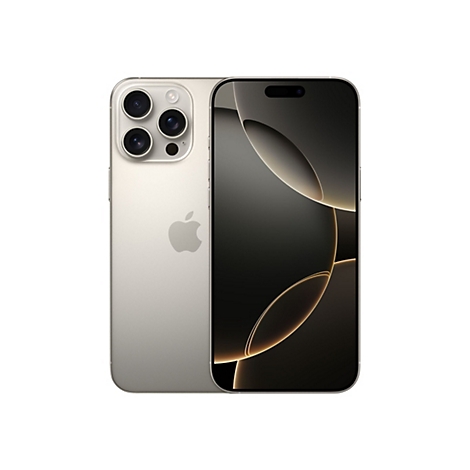 Ein Smartphone in Gold mit drei Linsen und einem schwarzen Bildschirm. Das Apple-Logo ist auf der RÃ¼ckseite zu sehen.