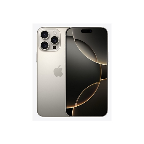 Ein Smartphone mit drei Kameras auf der Rückseite und einem Bildschirm, der die Vorderseite einnimmt. Die Rückseite ist hell, die Vorderseite schwarz.