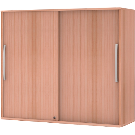 Armoire A Monter A Porte Coulissante Bari 4 Tablettes Serrure Avec Cloison Mediane L 1200 X P 430 X H 1057 Mm Diff Coloris Acheter A Prix Avantageux Schafer Shop