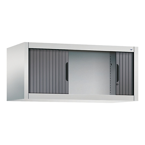 Armoire à rideaux C+P Omnispace, H450B1000T420 mm, gris clair/gris noir