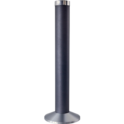 Aschenbecher 'Säule', Aluminium, Ø 300 x H 780 mm, moonstone-grau